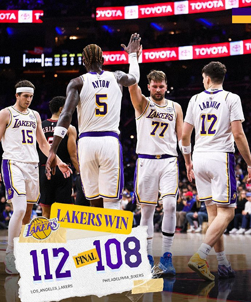 12月08日 NBA常规赛 湖人vs76人 全场录像及集锦