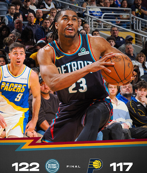 11月25日 NBA常规赛 活塞vs步行者 全场录像及集锦